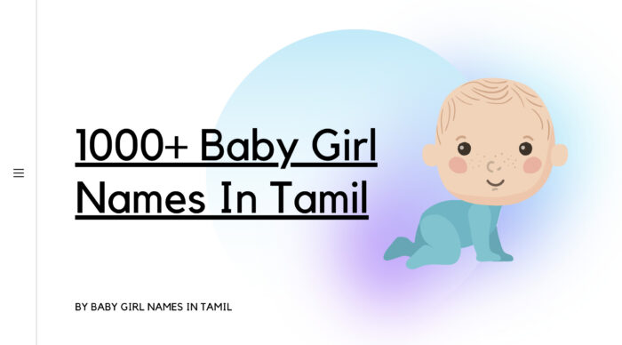 1000+ Baby Girl Names In Tamil